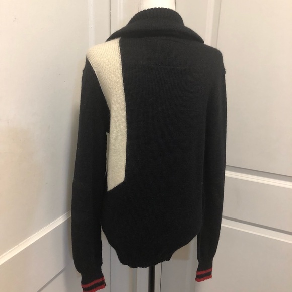 Diesel alpaca wool mix knit sweater cardigan size large - Picture 4 of 7